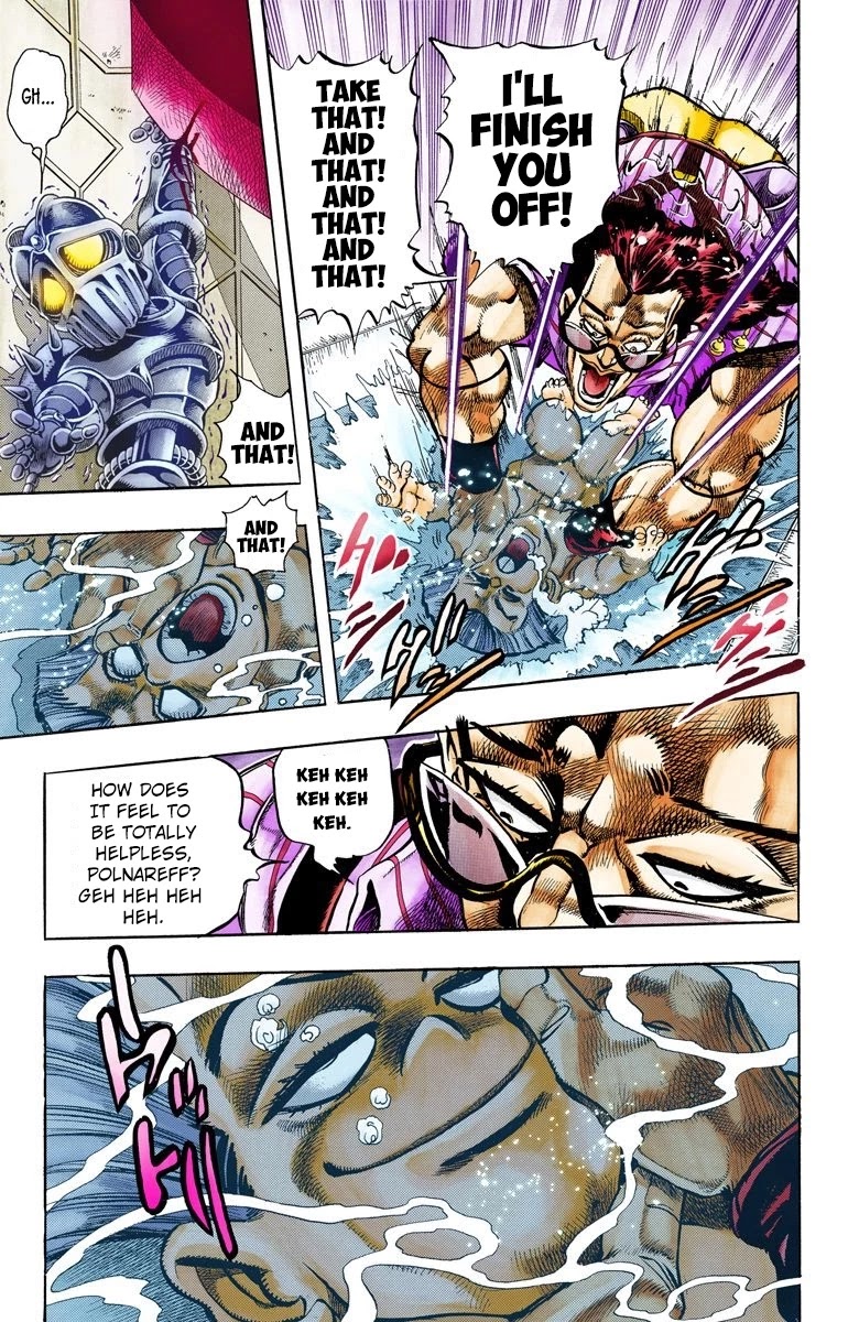 JoJo's Bizarre Adventure Part 3 - Stardust Crusaders (Official Colored) Chapter 94 page 10 - Chapter 94: 'Sethan' Alessi Part 3