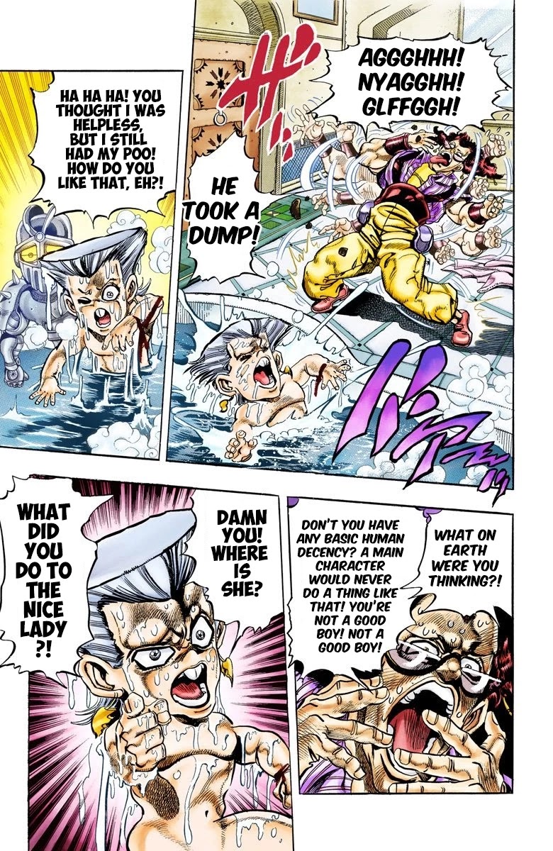 JoJo's Bizarre Adventure Part 3 - Stardust Crusaders (Official Colored) Chapter 94 page 12 - Chapter 94: 'Sethan' Alessi Part 3