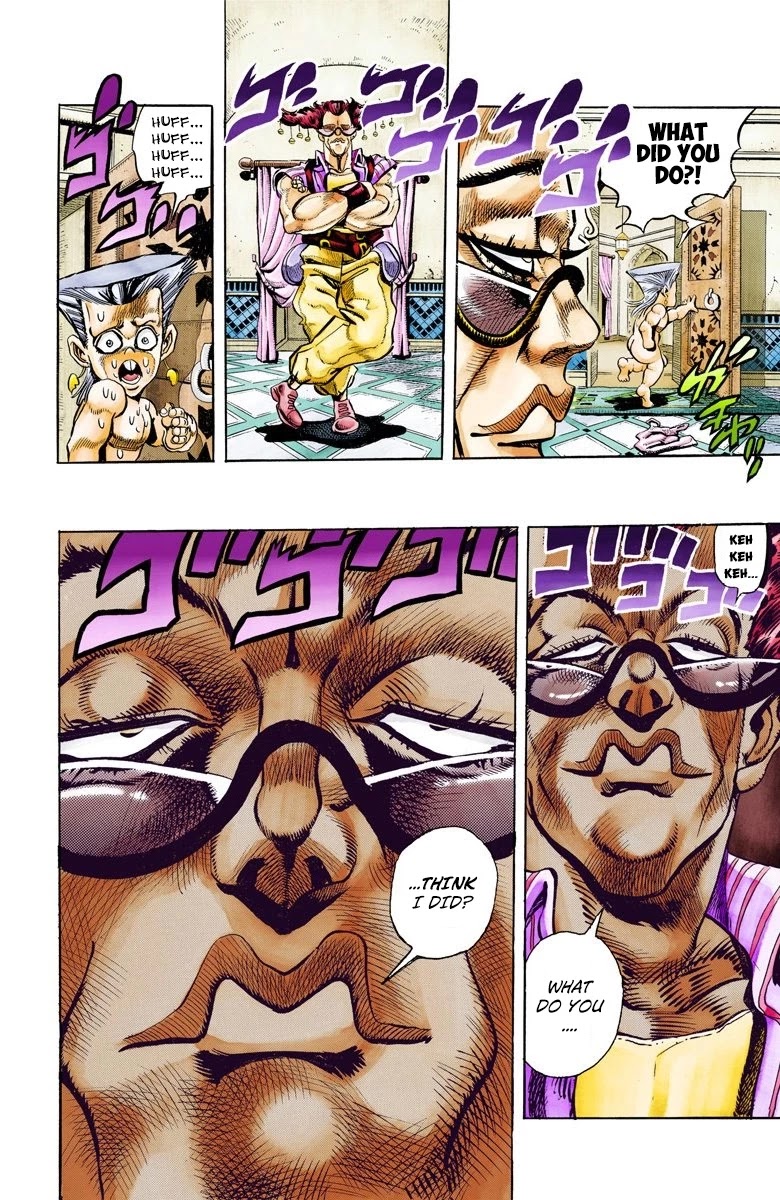JoJo's Bizarre Adventure Part 3 - Stardust Crusaders (Official Colored) Chapter 94 page 13 - Chapter 94: 'Sethan' Alessi Part 3