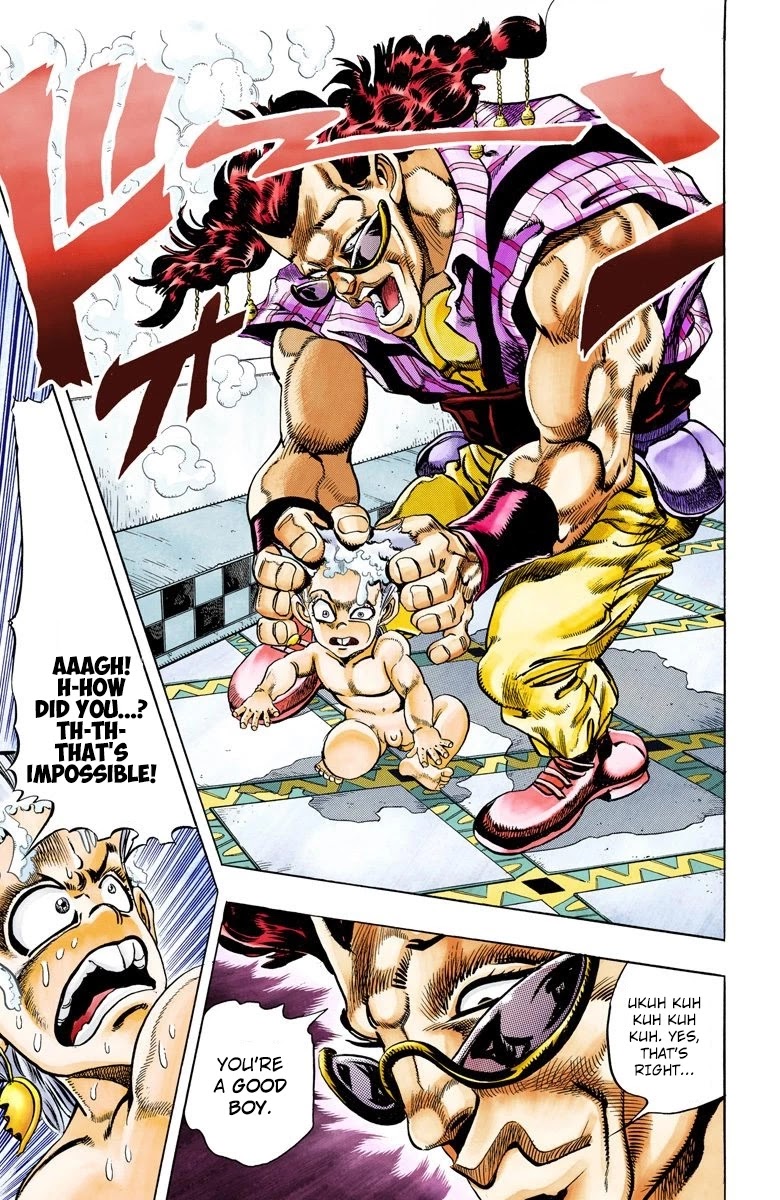 JoJo's Bizarre Adventure Part 3 - Stardust Crusaders (Official Colored) Chapter 94 page 5 - Chapter 94: 'Sethan' Alessi Part 3