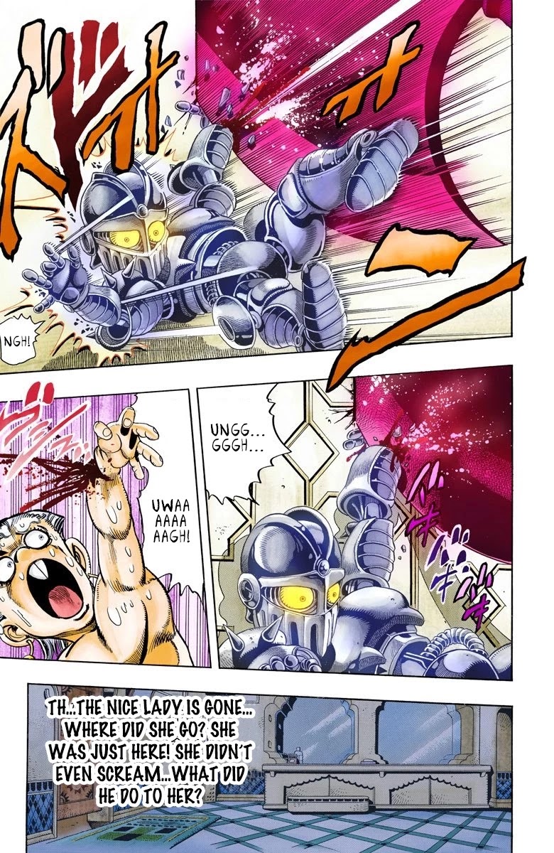 JoJo's Bizarre Adventure Part 3 - Stardust Crusaders (Official Colored) Chapter 94 page 7 - Chapter 94: 'Sethan' Alessi Part 3