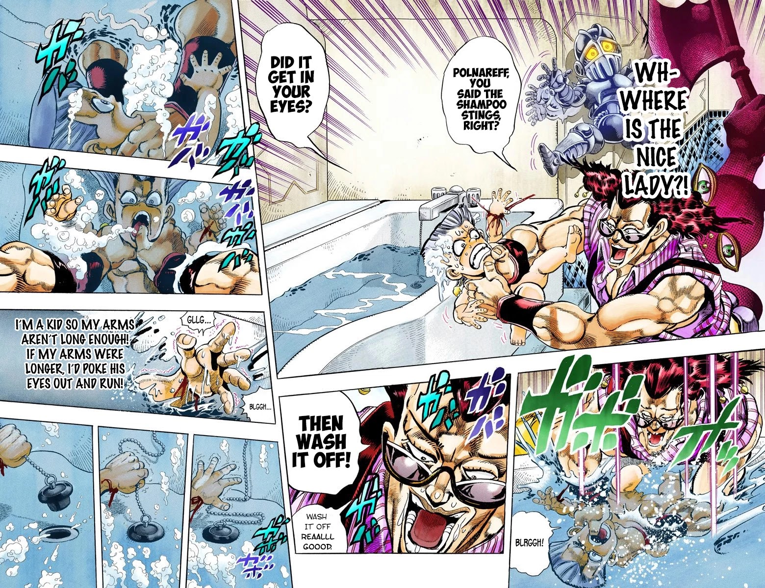 JoJo's Bizarre Adventure Part 3 - Stardust Crusaders (Official Colored) Chapter 94 page 8 - Chapter 94: 'Sethan' Alessi Part 3
