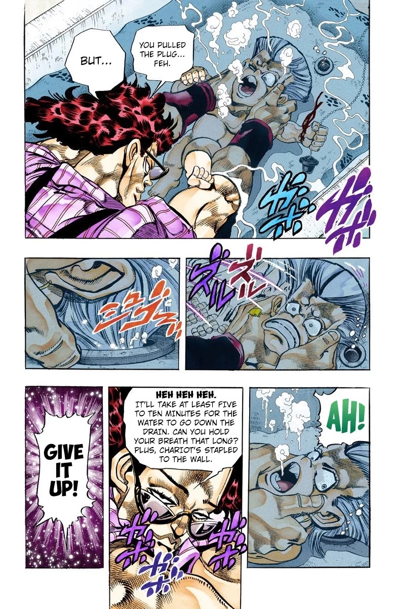JoJo's Bizarre Adventure Part 3 - Stardust Crusaders (Official Colored) Chapter 94 page 9 - Chapter 94: 'Sethan' Alessi Part 3