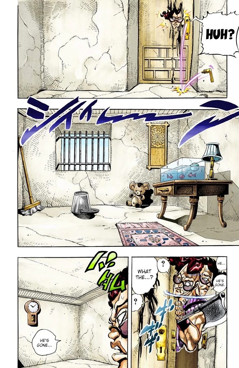JoJo's Bizarre Adventure Part 3 - Stardust Crusaders (Official Colored) Chapter 95 page 10 - Chapter 95: 'Sethan' Alessi Part 4