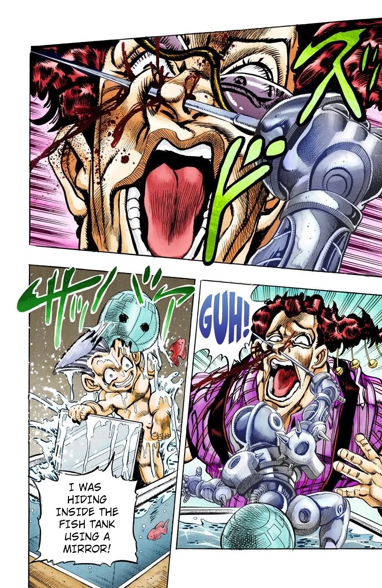 JoJo's Bizarre Adventure Part 3 - Stardust Crusaders (Official Colored) Chapter 95 page 18 - Chapter 95: 'Sethan' Alessi Part 4