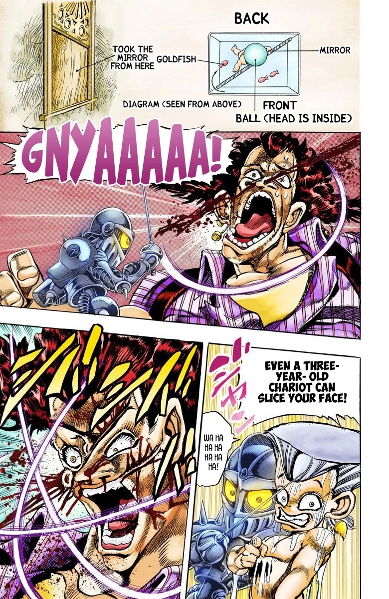 JoJo's Bizarre Adventure Part 3 - Stardust Crusaders (Official Colored) Chapter 95 page 19 - Chapter 95: 'Sethan' Alessi Part 4