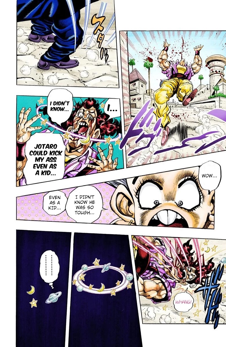 JoJo's Bizarre Adventure Part 3 - Stardust Crusaders (Official Colored) Chapter 96 page 10 - Chapter 96: 'Sethan' Alessi Part 5