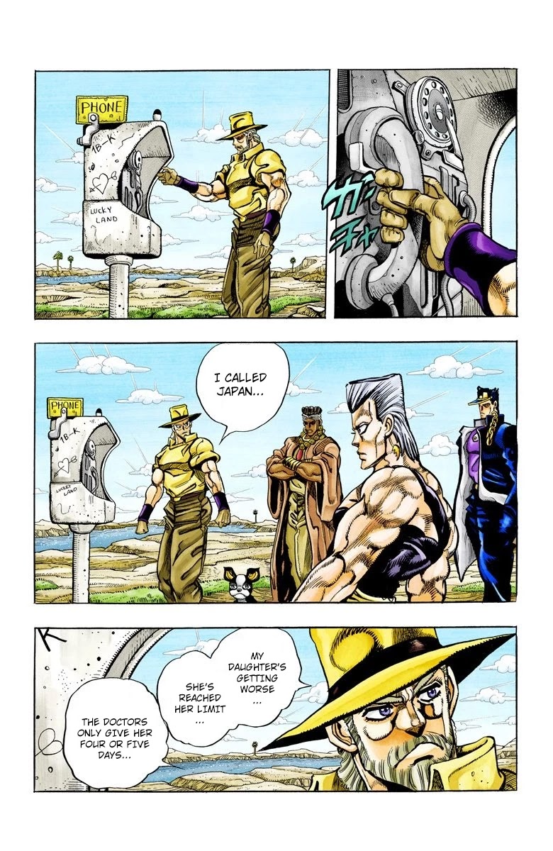 JoJo's Bizarre Adventure Part 3 - Stardust Crusaders (Official Colored) Chapter 97 page 18 - Chapter 97: Shooting Dio