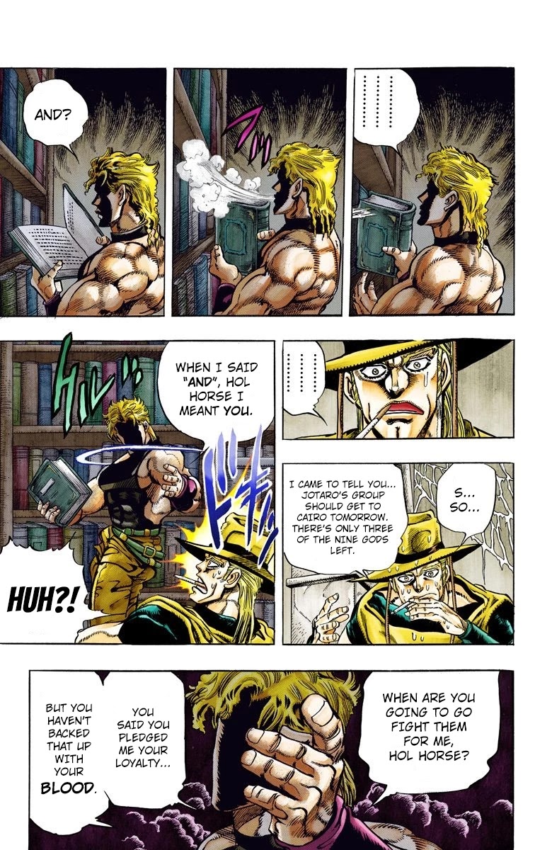 JoJo's Bizarre Adventure Part 3 - Stardust Crusaders (Official Colored) Chapter 97 page 7 - Chapter 97: Shooting Dio