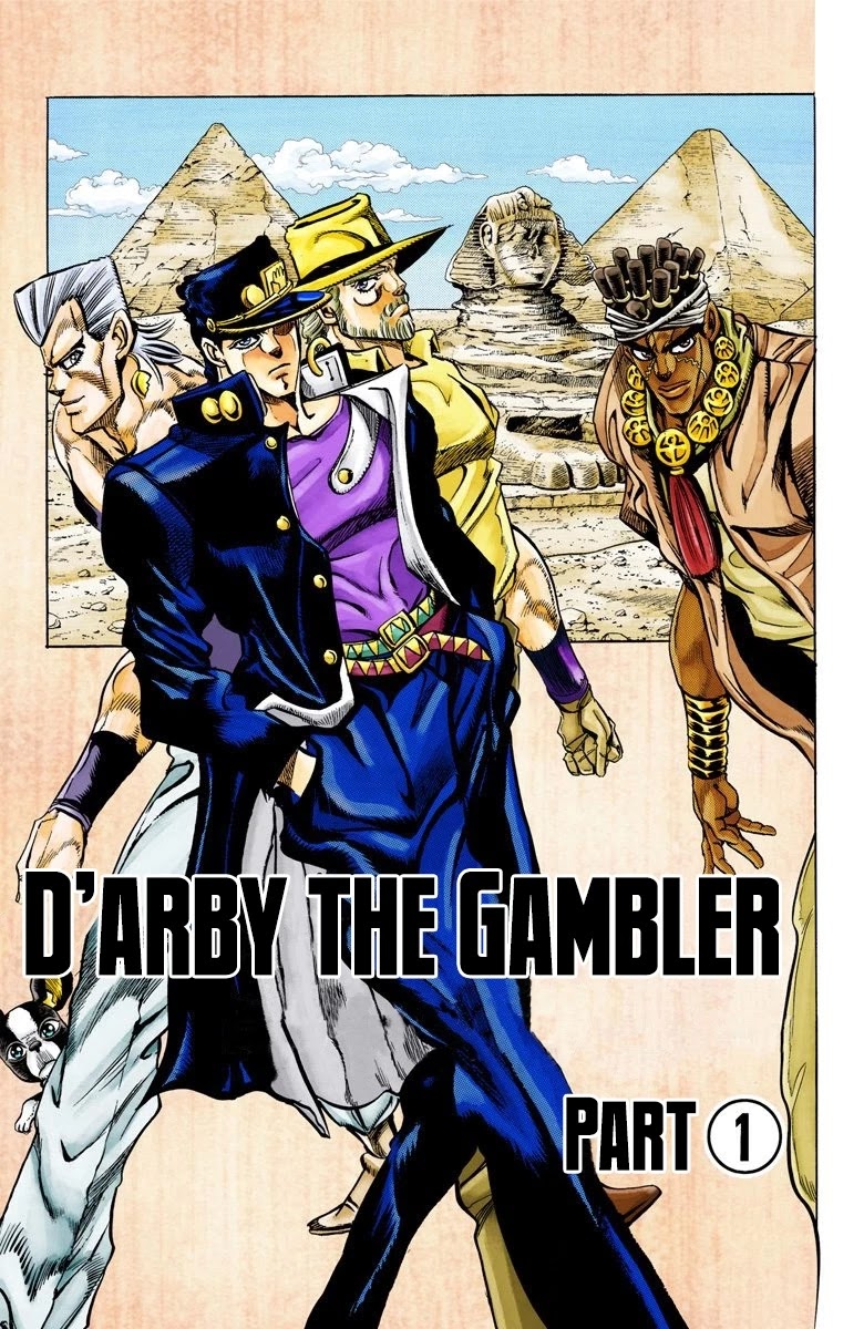 JoJo's Bizarre Adventure Part 3 - Stardust Crusaders (Official Colored) Chapter 98 page 3 - Chapter 98: D'arby the Gambler Part 1