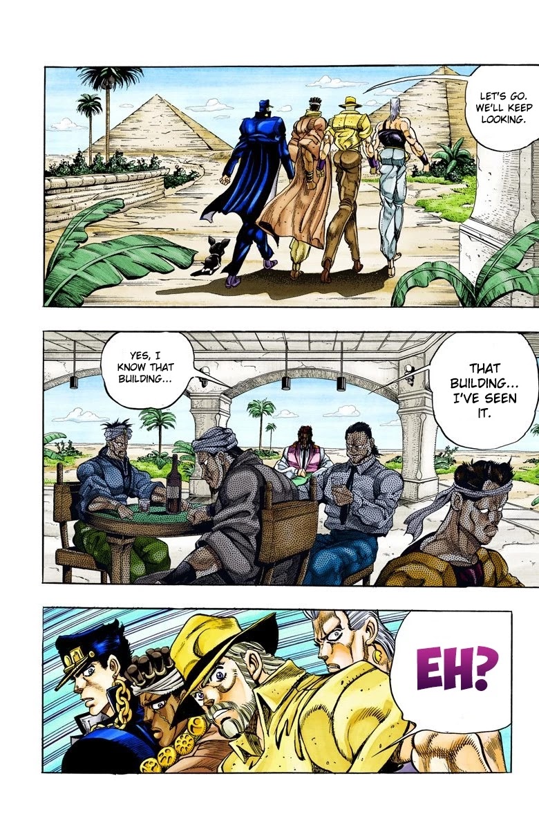 JoJo's Bizarre Adventure Part 3 - Stardust Crusaders (Official Colored) Chapter 98 page 7 - Chapter 98: D'arby the Gambler Part 1