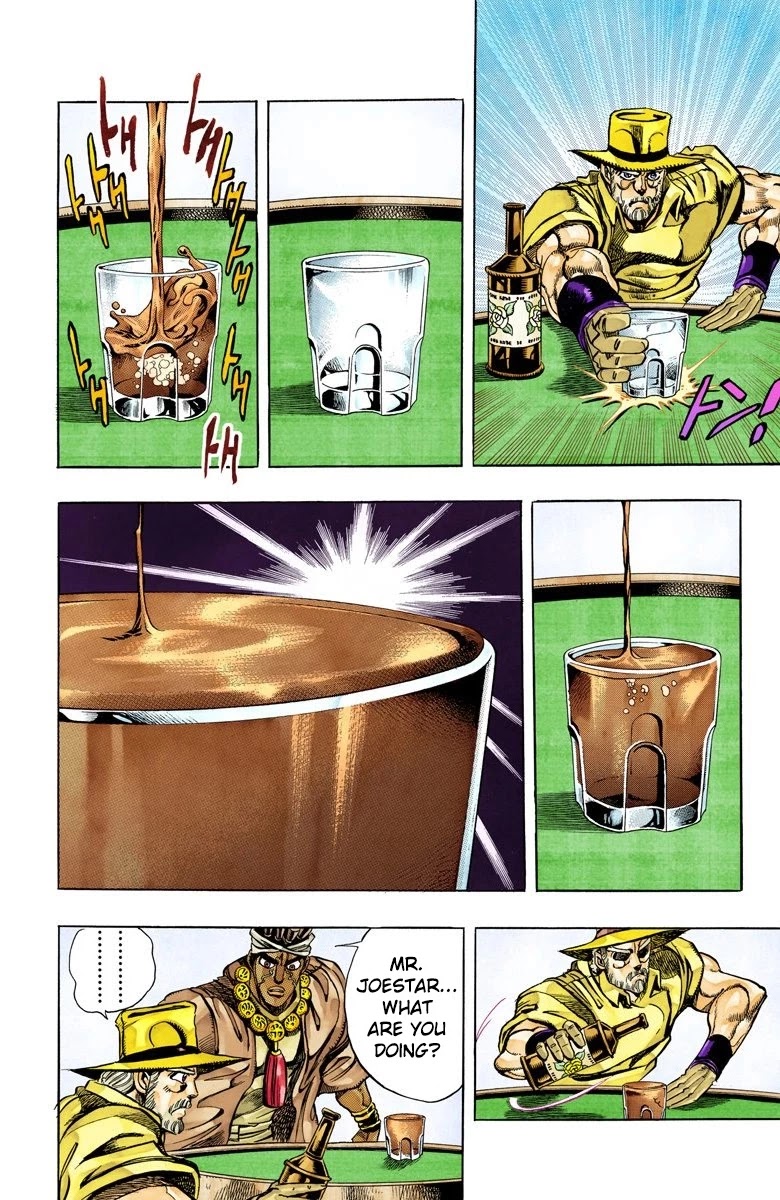 JoJo's Bizarre Adventure Part 3 - Stardust Crusaders (Official Colored) Chapter 99 page 11 - Chapter 99: D'arby the Gambler Part 2