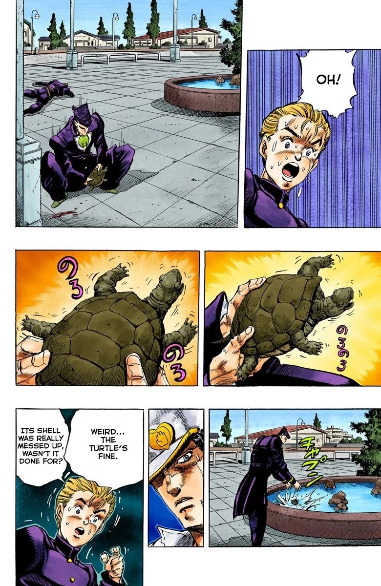 JoJo's Bizarre Adventure Part 4 - Diamond is Unbreakable (Official Colored) Chapter 1 page 21 - Chapter 1: Jotaro Kujo Meets Josuke Higashikata! - Part 1