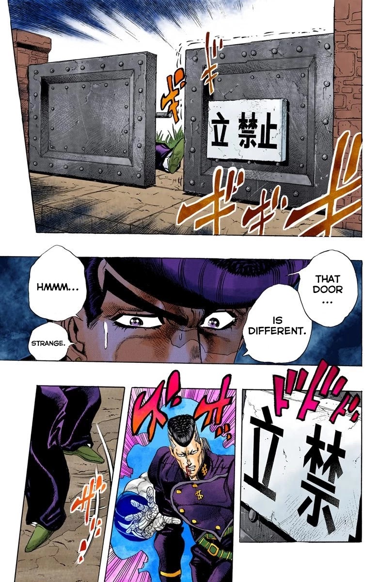 JoJo's Bizarre Adventure Part 4 - Diamond is Unbreakable (Official Colored) Chapter 10 page 15 - Chapter 10: The Nijimura Brothers - Part 2