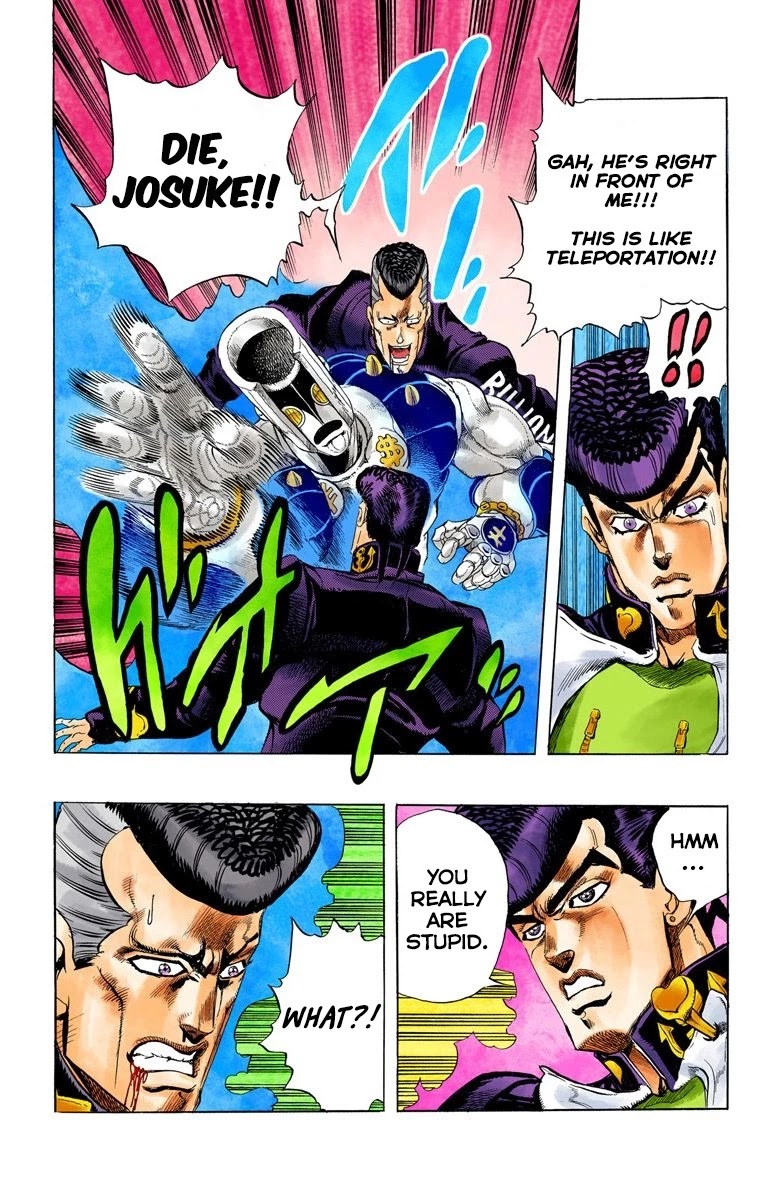 JoJo's Bizarre Adventure Part 4 - Diamond is Unbreakable (Official Colored) Chapter 10 page 20 - Chapter 10: The Nijimura Brothers - Part 2