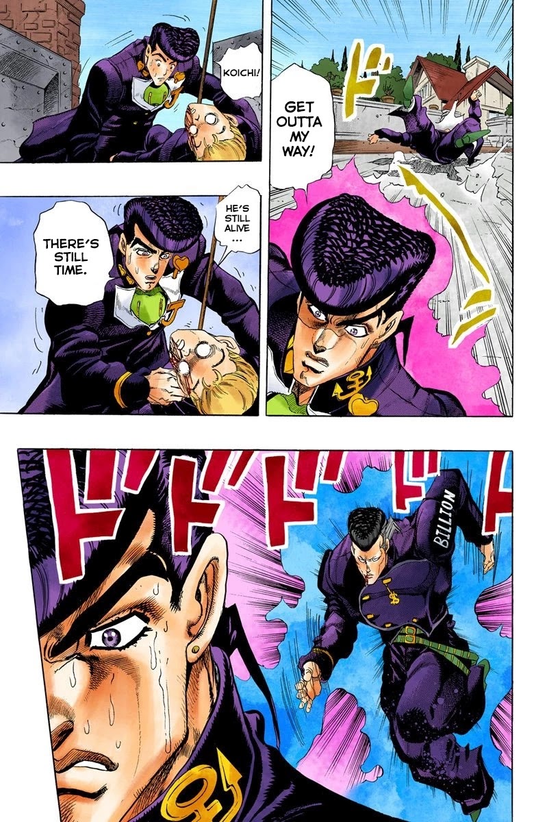JoJo's Bizarre Adventure Part 4 - Diamond is Unbreakable (Official Colored) Chapter 10 page 7 - Chapter 10: The Nijimura Brothers - Part 2
