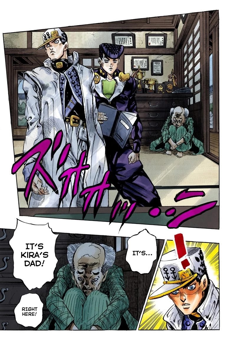 JoJo's Bizarre Adventure Part 4 - Diamond is Unbreakable (Official Colored) Chapter 100 page 20 - Chapter 100: Atom Heart Father - Part 1