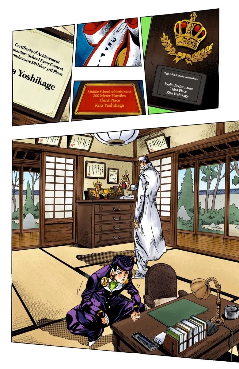 JoJo's Bizarre Adventure Part 4 - Diamond is Unbreakable (Official Colored) Chapter 100 page 7 - Chapter 100: Atom Heart Father - Part 1
