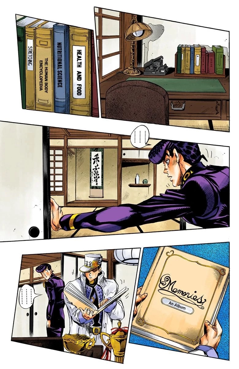 JoJo's Bizarre Adventure Part 4 - Diamond is Unbreakable (Official Colored) Chapter 100 page 8 - Chapter 100: Atom Heart Father - Part 1