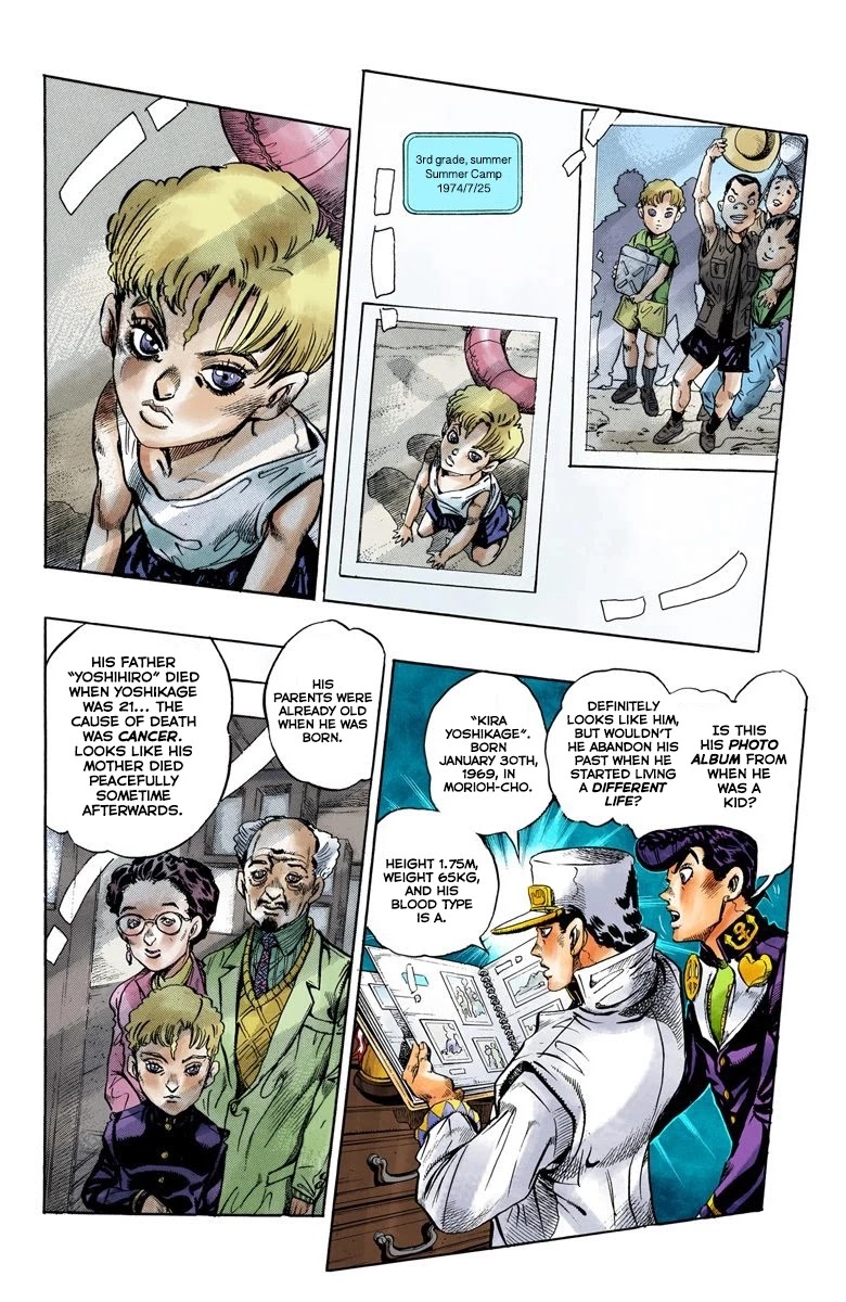 JoJo's Bizarre Adventure Part 4 - Diamond is Unbreakable (Official Colored) Chapter 100 page 9 - Chapter 100: Atom Heart Father - Part 1