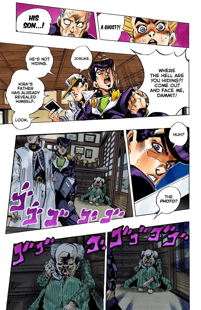 JoJo's Bizarre Adventure Part 4 - Diamond is Unbreakable (Official Colored) Chapter 101 page 10 - Chapter 101: Atom Heart Father - Part 2