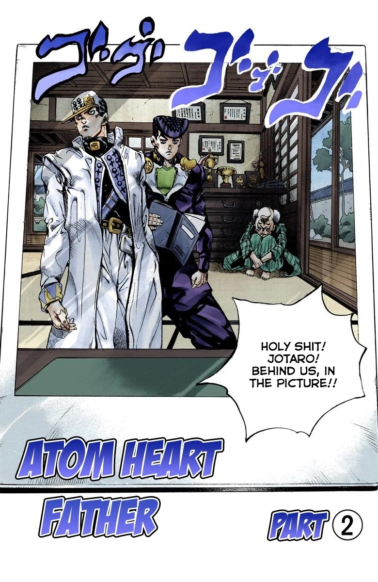 JoJo's Bizarre Adventure Part 4 - Diamond is Unbreakable (Official Colored) Chapter 101 page 2 - Chapter 101: Atom Heart Father - Part 2