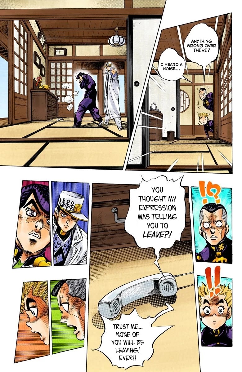JoJo's Bizarre Adventure Part 4 - Diamond is Unbreakable (Official Colored) Chapter 101 page 8 - Chapter 101: Atom Heart Father - Part 2