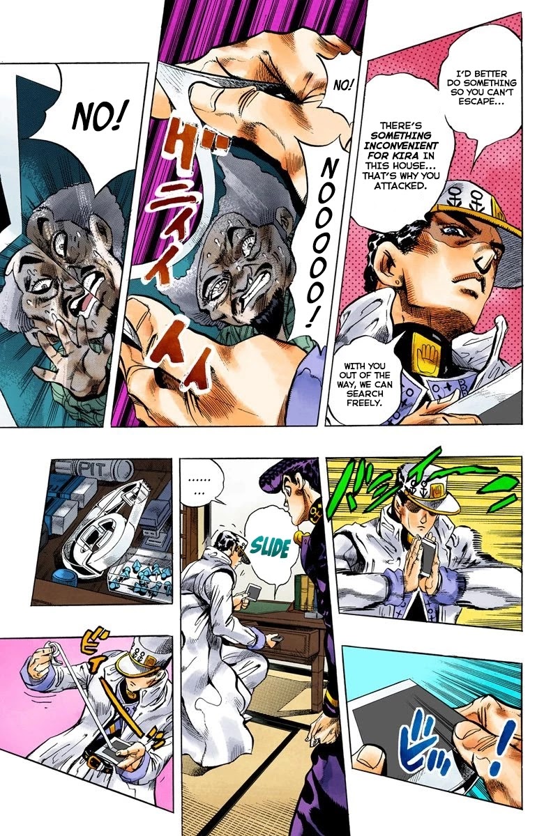 JoJo's Bizarre Adventure Part 4 - Diamond is Unbreakable (Official Colored) Chapter 103 page 6 - Chapter 103: Atom Heart Father Part 4