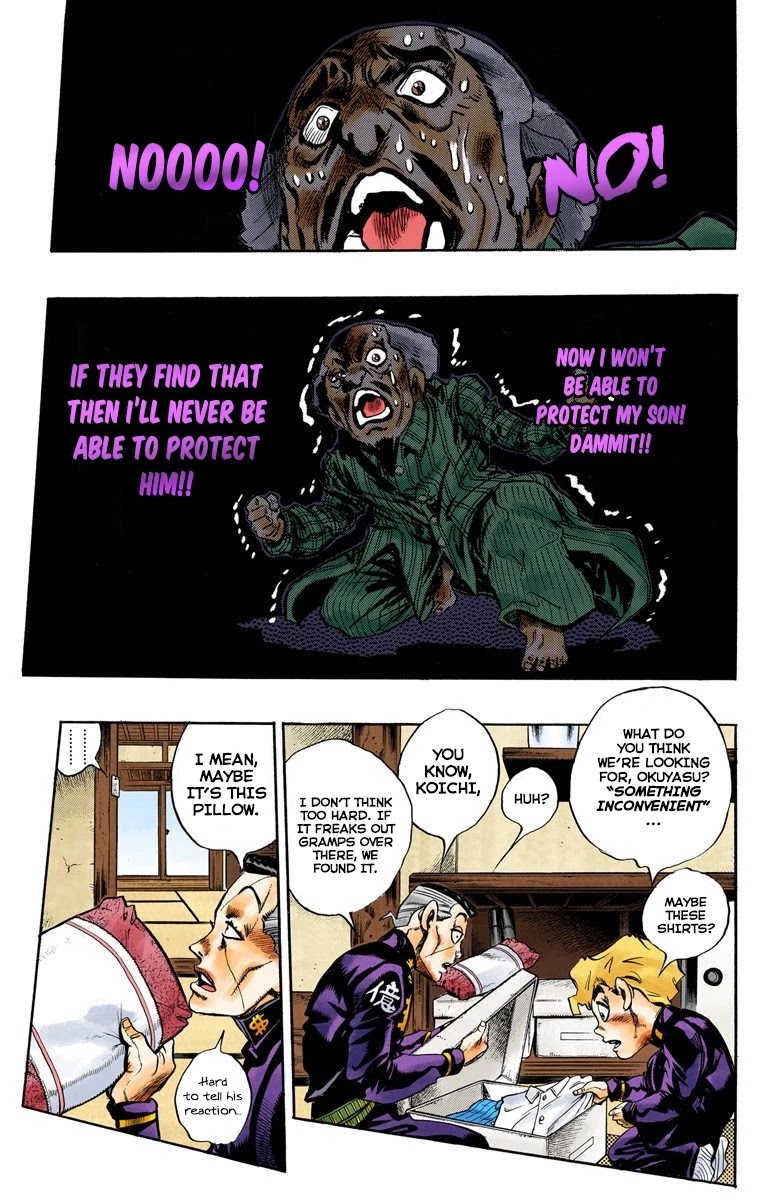 JoJo's Bizarre Adventure Part 4 - Diamond is Unbreakable (Official Colored) Chapter 103 page 8 - Chapter 103: Atom Heart Father Part 4