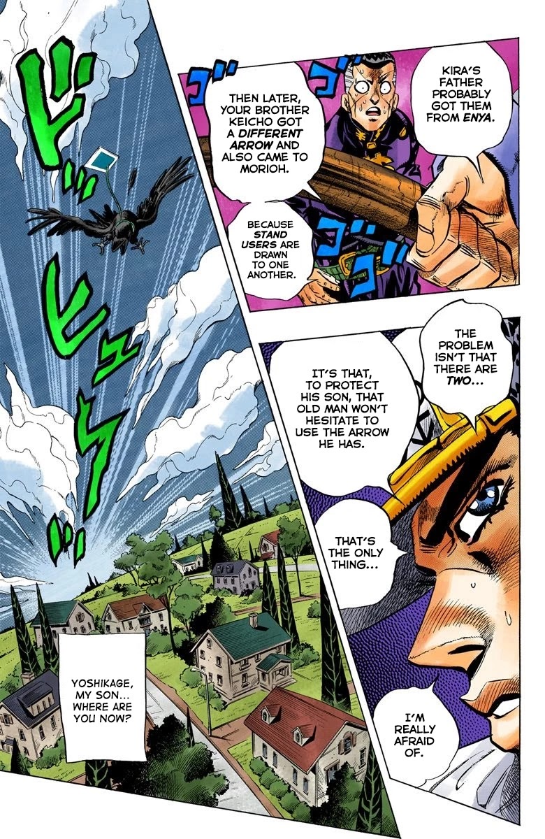 JoJo's Bizarre Adventure Part 4 - Diamond is Unbreakable (Official Colored) Chapter 104 page 10 - Chapter 104: Atom Heart Father Part 5