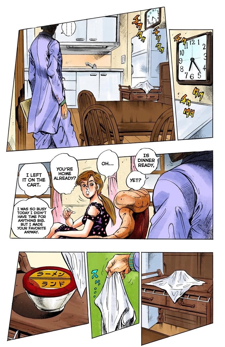 JoJo's Bizarre Adventure Part 4 - Diamond is Unbreakable (Official Colored) Chapter 104 page 16 - Chapter 104: Atom Heart Father Part 5