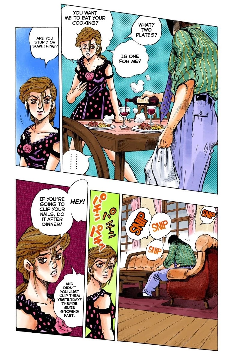 JoJo's Bizarre Adventure Part 4 - Diamond is Unbreakable (Official Colored) Chapter 104 page 19 - Chapter 104: Atom Heart Father Part 5