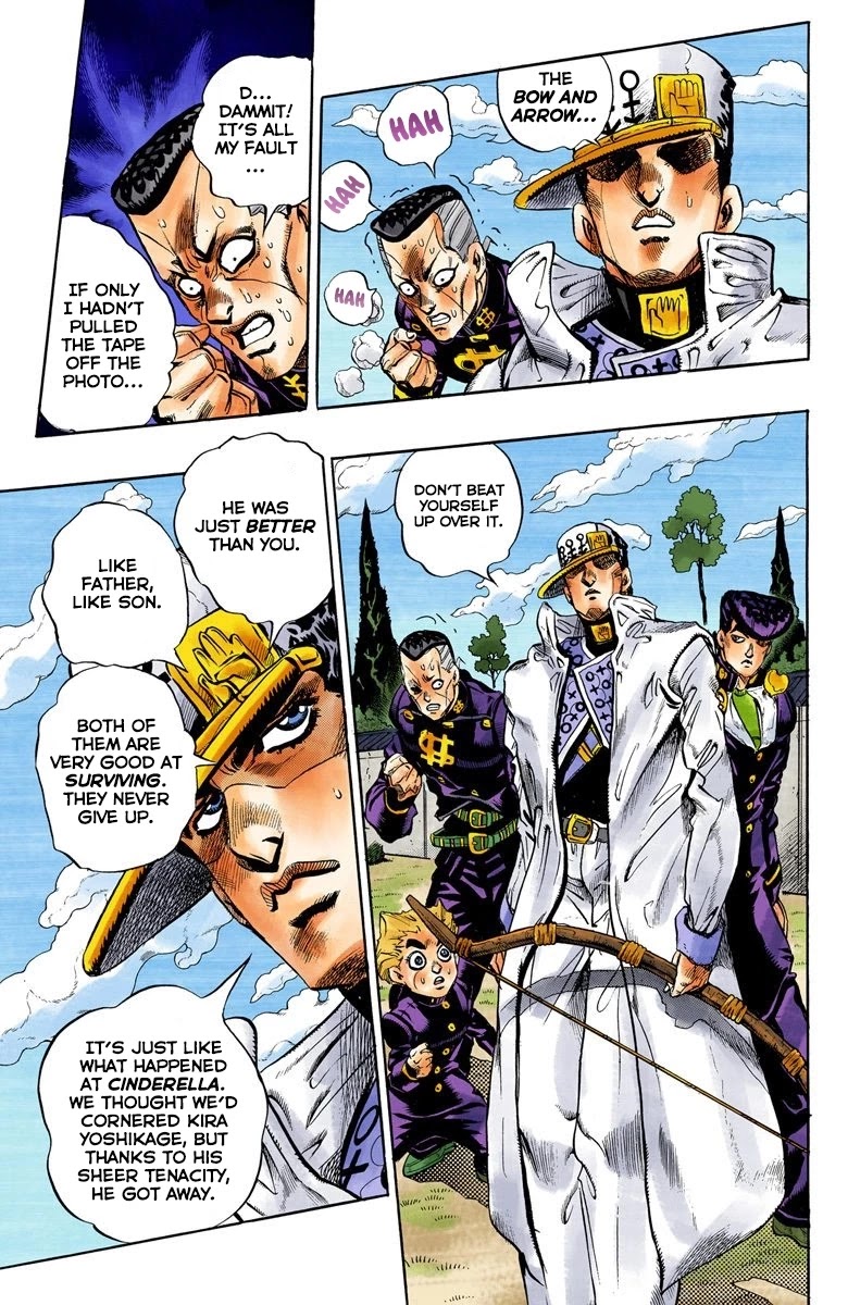 JoJo's Bizarre Adventure Part 4 - Diamond is Unbreakable (Official Colored) Chapter 104 page 8 - Chapter 104: Atom Heart Father Part 5