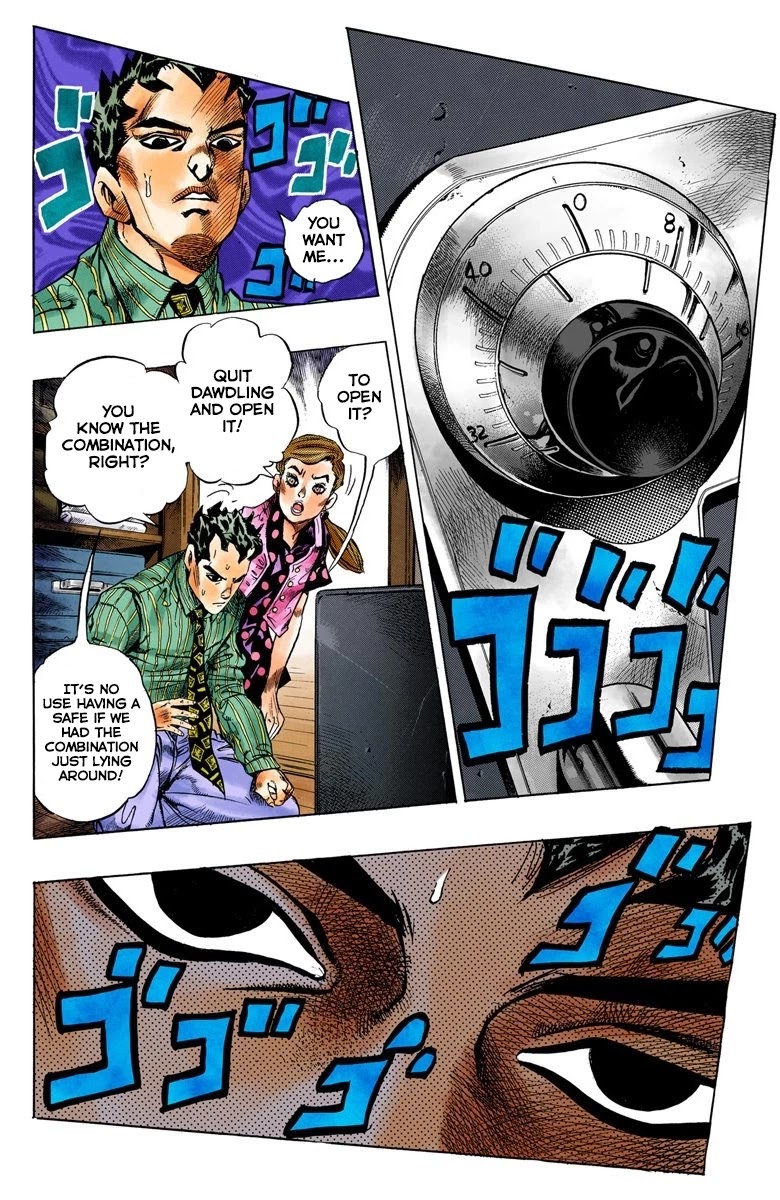 JoJo's Bizarre Adventure Part 4 - Diamond is Unbreakable (Official Colored) Chapter 105 page 14 - Chapter 105: Yoshikage Kira's New Life Part 1