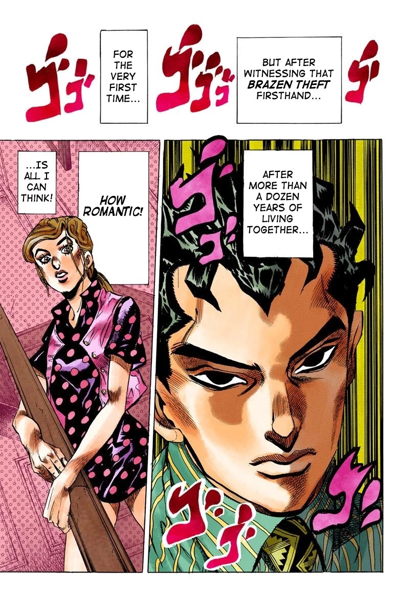 JoJo's Bizarre Adventure Part 4 - Diamond is Unbreakable (Official Colored) Chapter 105 page 21 - Chapter 105: Yoshikage Kira's New Life Part 1