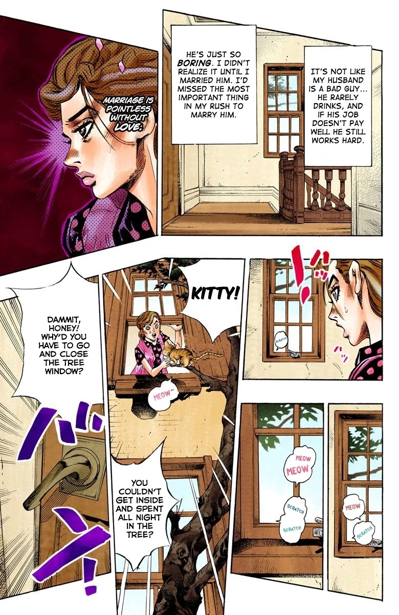 JoJo's Bizarre Adventure Part 4 - Diamond is Unbreakable (Official Colored) Chapter 105 page 5 - Chapter 105: Yoshikage Kira's New Life Part 1