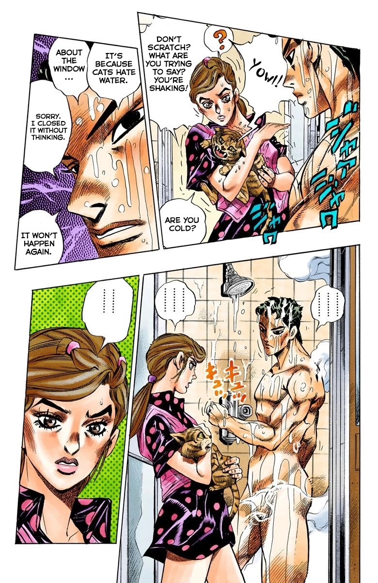 JoJo's Bizarre Adventure Part 4 - Diamond is Unbreakable (Official Colored) Chapter 105 page 9 - Chapter 105: Yoshikage Kira's New Life Part 1