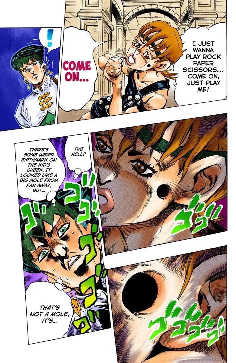 JoJo's Bizarre Adventure Part 4 - Diamond is Unbreakable (Official Colored) Chapter 106 page 16 - Chapter 106: RPS Kid is Coming! Part 1