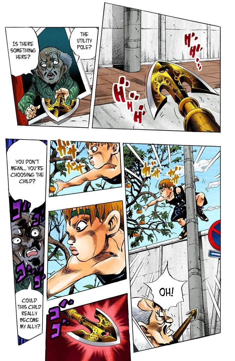 JoJo's Bizarre Adventure Part 4 - Diamond is Unbreakable (Official Colored) Chapter 106 page 6 - Chapter 106: RPS Kid is Coming! Part 1