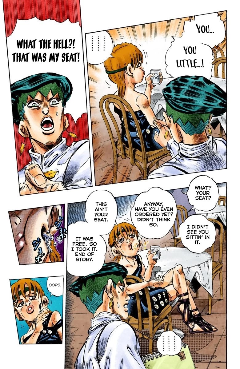 JoJo's Bizarre Adventure Part 4 - Diamond is Unbreakable (Official Colored) Chapter 107 page 12 - Chapter 107: RPS Kid is Coming! Part 2