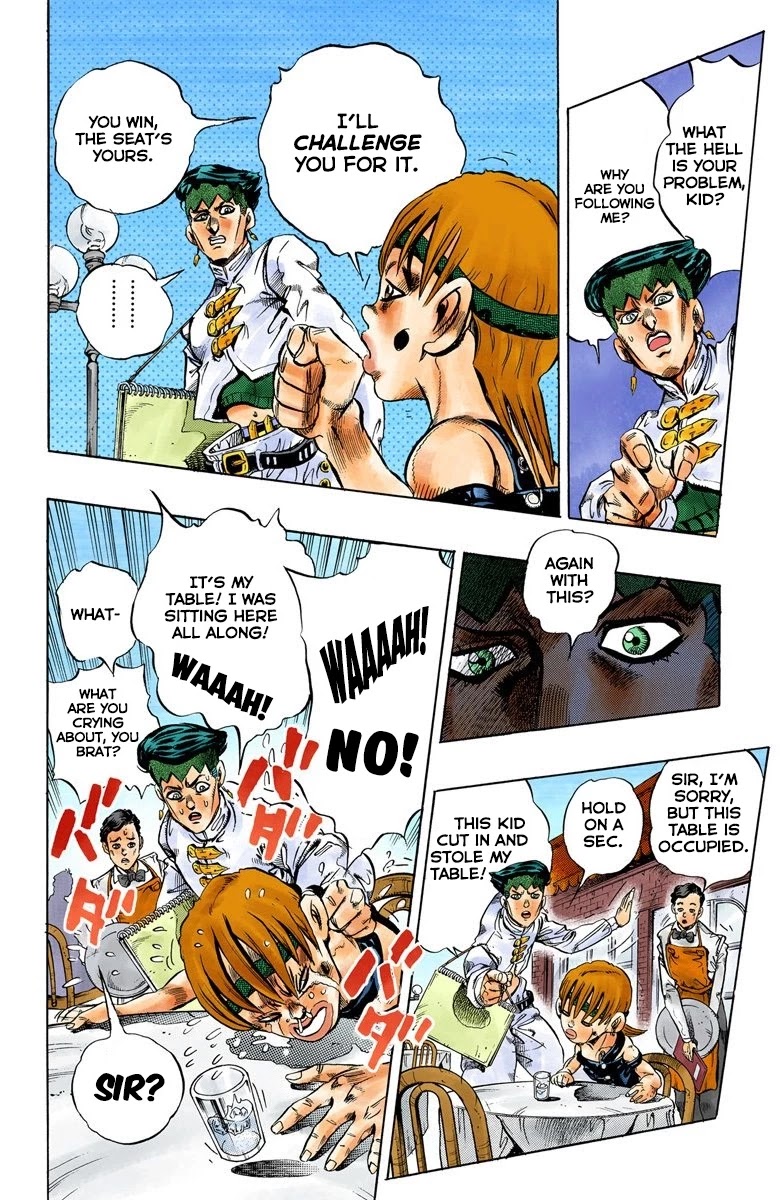 JoJo's Bizarre Adventure Part 4 - Diamond is Unbreakable (Official Colored) Chapter 107 page 13 - Chapter 107: RPS Kid is Coming! Part 2