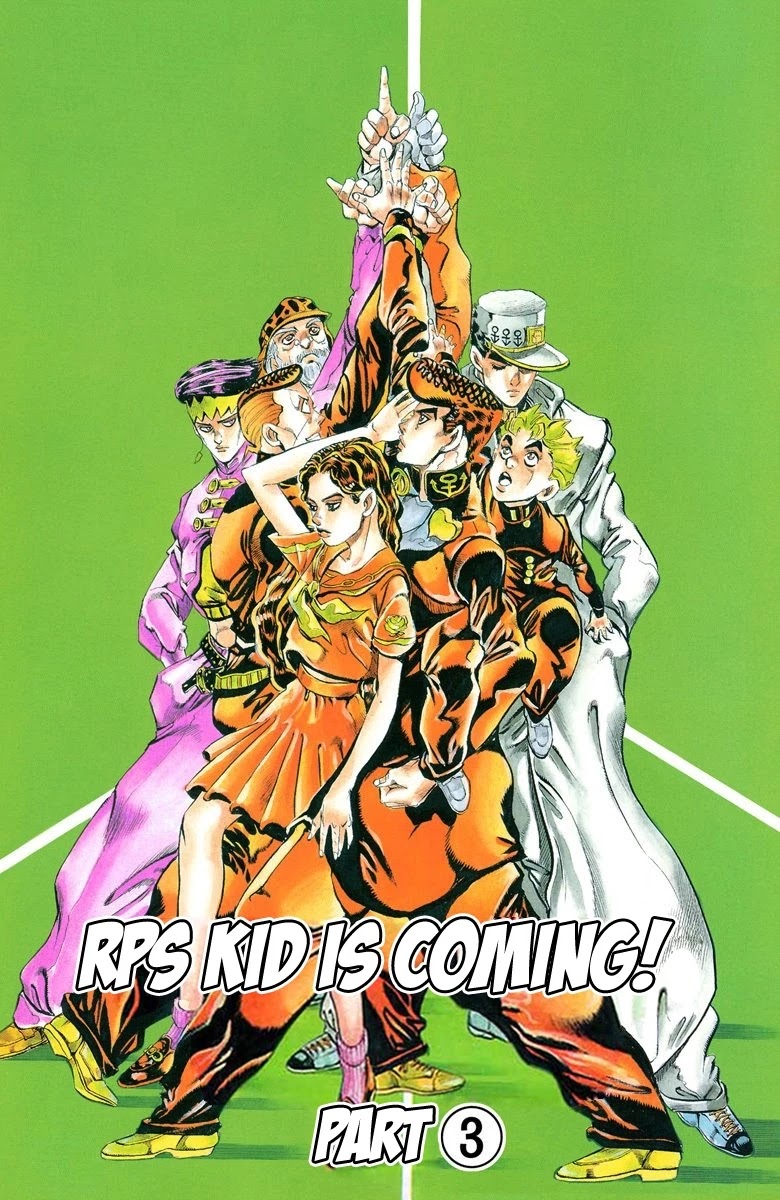 JoJo's Bizarre Adventure Part 4 - Diamond is Unbreakable (Official Colored) Chapter 108 page 1 - Chapter 108: RPS Kid is Coming! Part 3