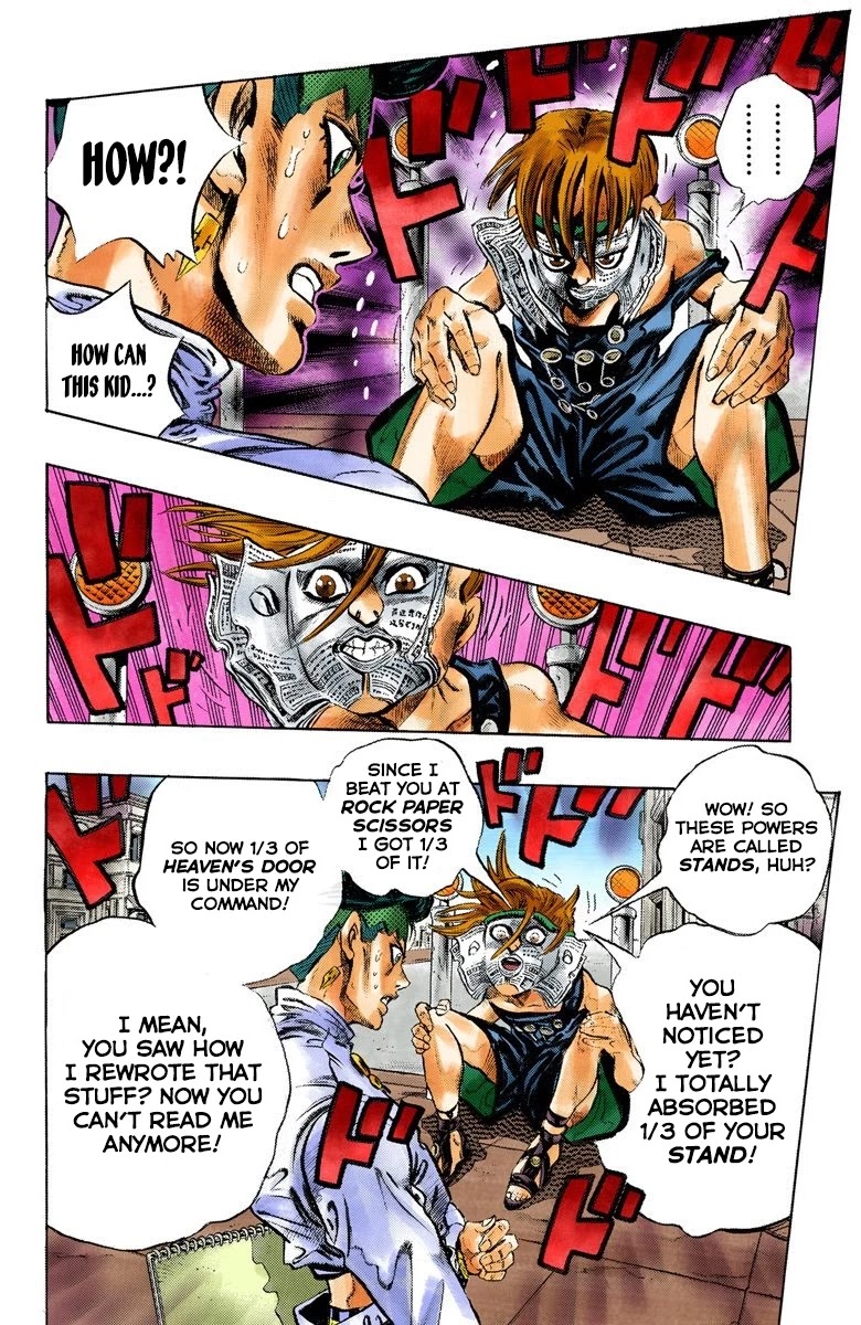 JoJo's Bizarre Adventure Part 4 - Diamond is Unbreakable (Official Colored) Chapter 108 page 11 - Chapter 108: RPS Kid is Coming! Part 3