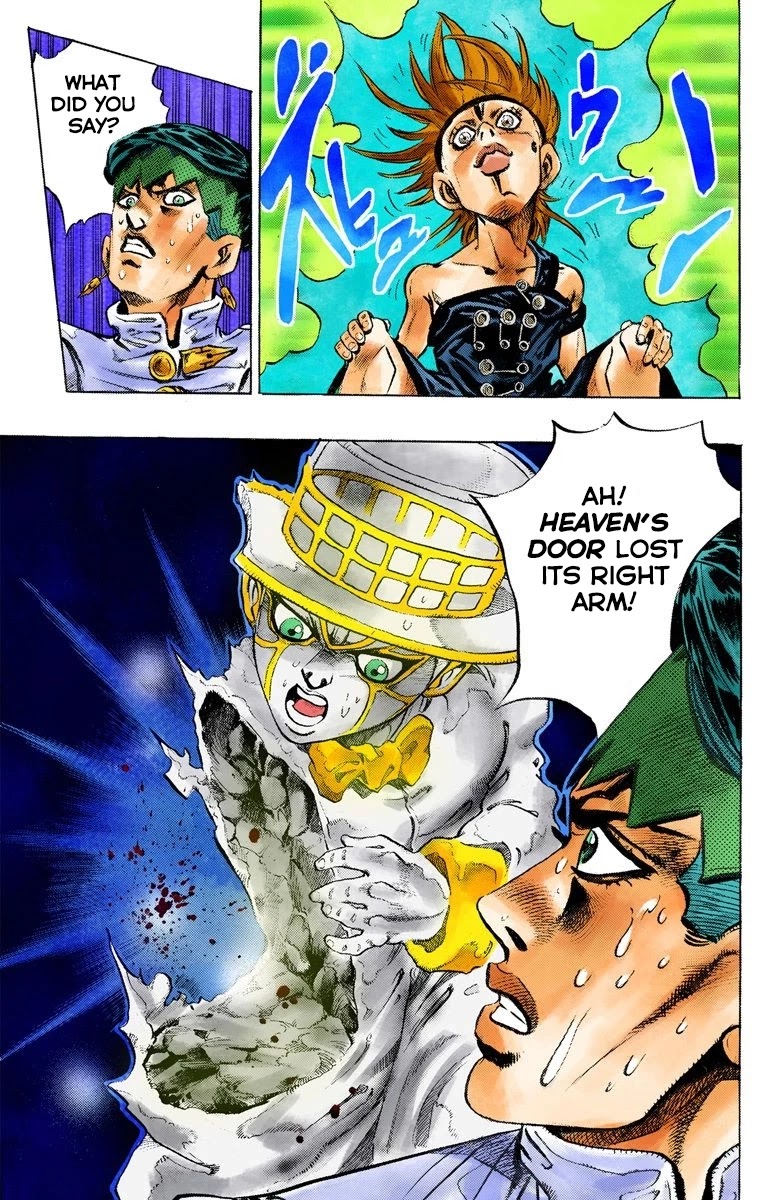 JoJo's Bizarre Adventure Part 4 - Diamond is Unbreakable (Official Colored) Chapter 108 page 12 - Chapter 108: RPS Kid is Coming! Part 3