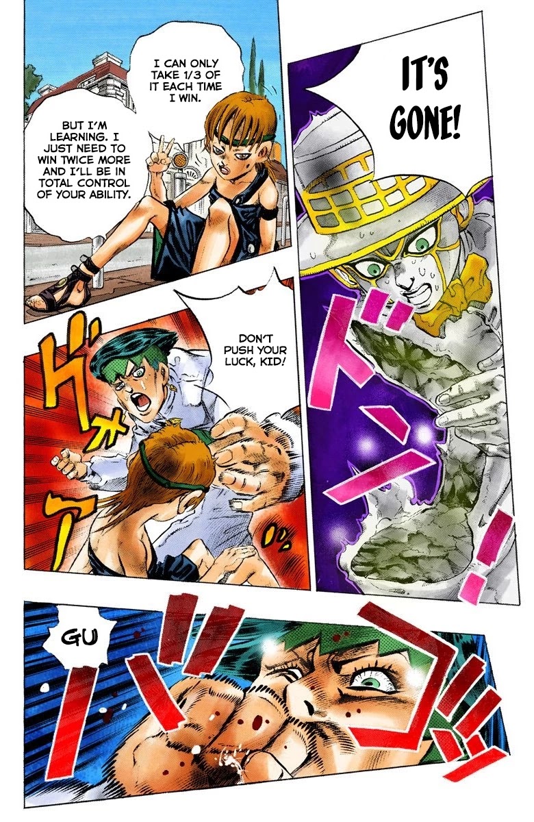 JoJo's Bizarre Adventure Part 4 - Diamond is Unbreakable (Official Colored) Chapter 108 page 13 - Chapter 108: RPS Kid is Coming! Part 3