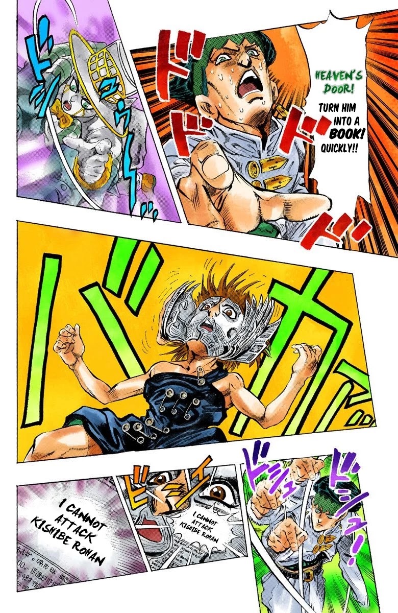 JoJo's Bizarre Adventure Part 4 - Diamond is Unbreakable (Official Colored) Chapter 108 page 5 - Chapter 108: RPS Kid is Coming! Part 3