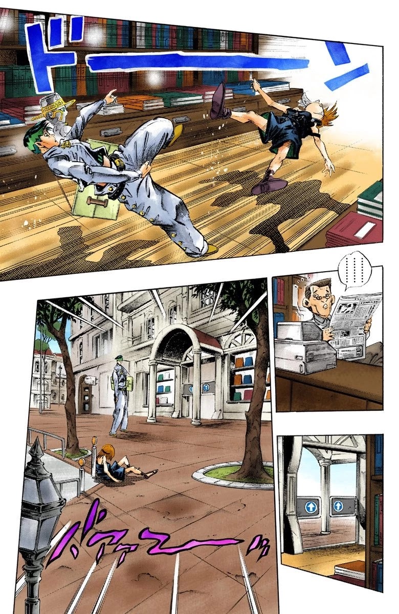 JoJo's Bizarre Adventure Part 4 - Diamond is Unbreakable (Official Colored) Chapter 108 page 6 - Chapter 108: RPS Kid is Coming! Part 3