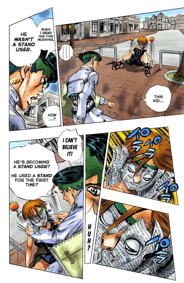 JoJo's Bizarre Adventure Part 4 - Diamond is Unbreakable (Official Colored) Chapter 108 page 7 - Chapter 108: RPS Kid is Coming! Part 3