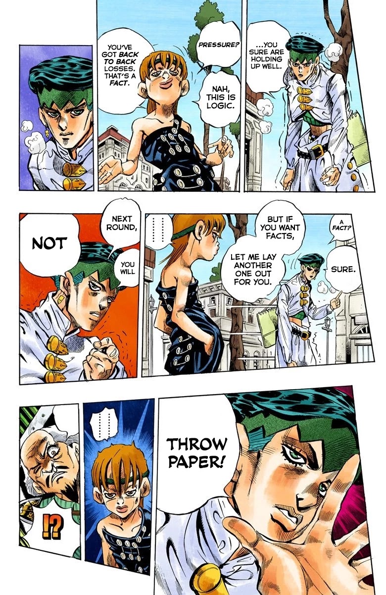 JoJo's Bizarre Adventure Part 4 - Diamond is Unbreakable (Official Colored) Chapter 109 page 11 - Chapter 109: RPS Kid is Coming! Part 4