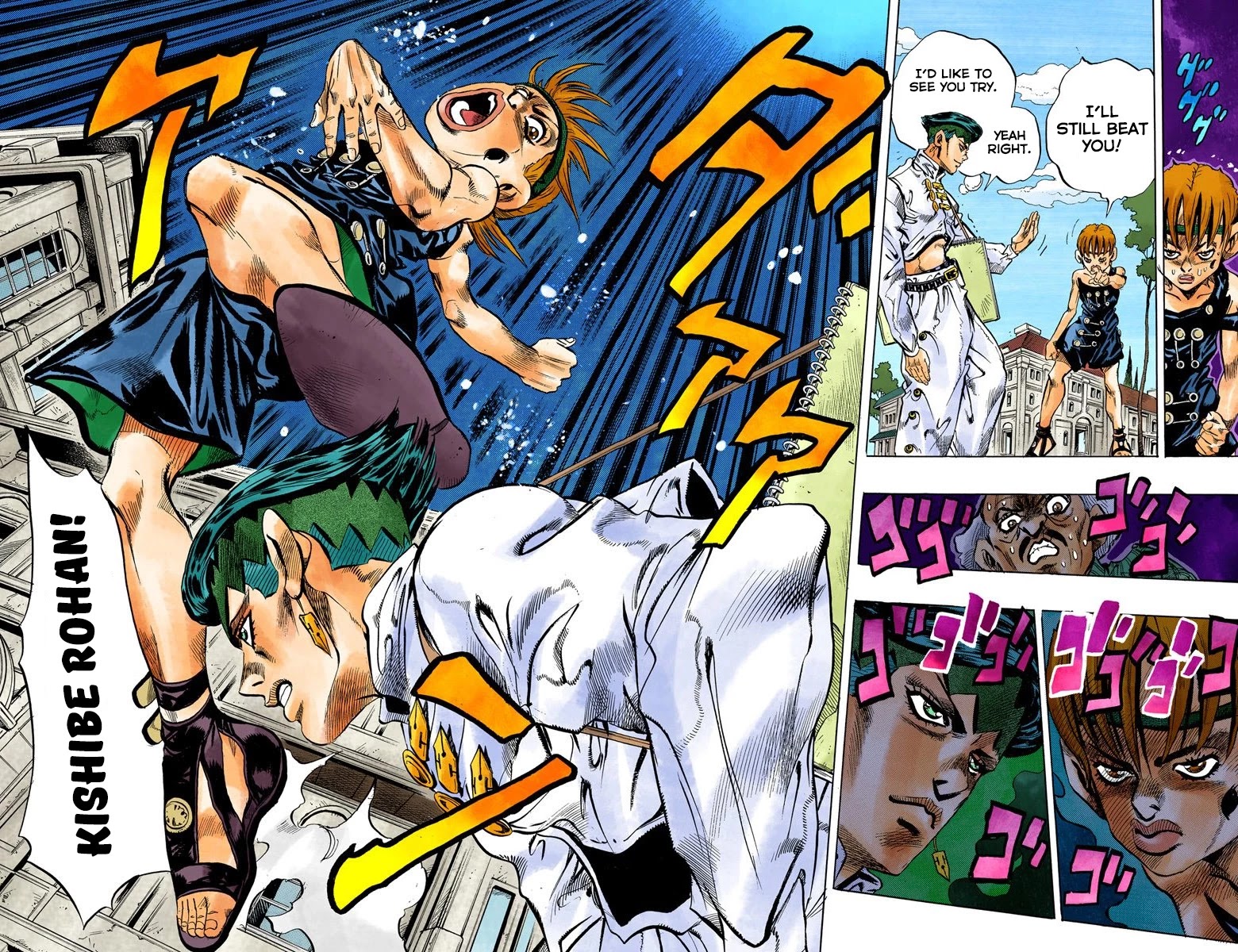 JoJo's Bizarre Adventure Part 4 - Diamond is Unbreakable (Official Colored) Chapter 109 page 13 - Chapter 109: RPS Kid is Coming! Part 4